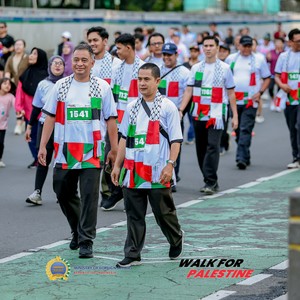 Race photo from WALK FOR PALESTINE