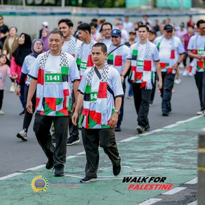 Race photo from WALK FOR PALESTINE
