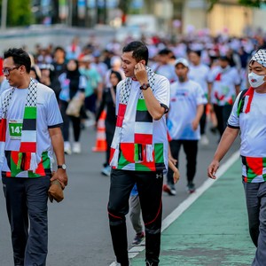 Race photo from WALK FOR PALESTINE