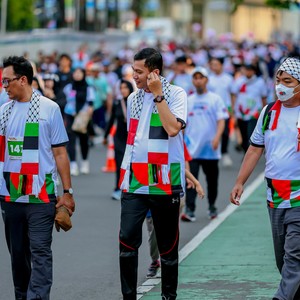 Race photo from WALK FOR PALESTINE
