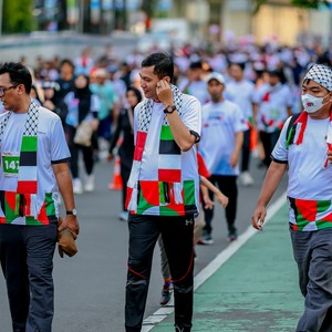 Race photo from WALK FOR PALESTINE
