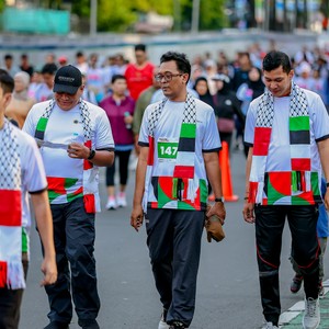 Race photo from WALK FOR PALESTINE