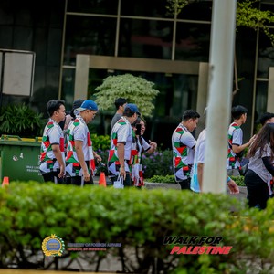 Race photo from WALK FOR PALESTINE