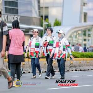 Race photo from WALK FOR PALESTINE
