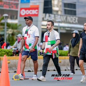 Race photo from WALK FOR PALESTINE