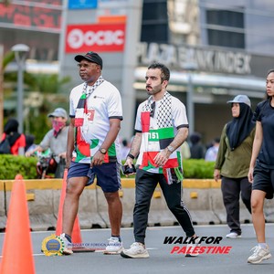Race photo from WALK FOR PALESTINE