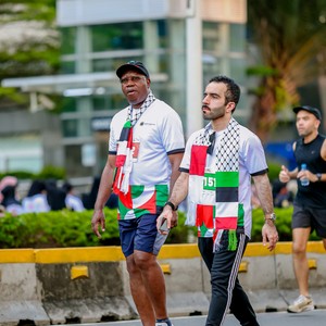 Race photo from WALK FOR PALESTINE