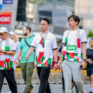 Race photo from WALK FOR PALESTINE