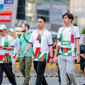 Race photo from WALK FOR PALESTINE