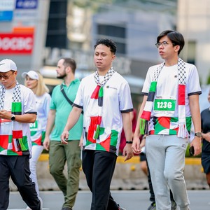 Race photo from WALK FOR PALESTINE