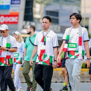 Race photo from WALK FOR PALESTINE