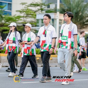 Race photo from WALK FOR PALESTINE