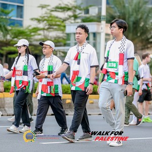 Race photo from WALK FOR PALESTINE