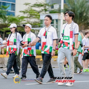Race photo from WALK FOR PALESTINE