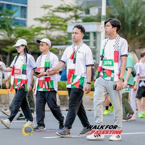 Race photo from WALK FOR PALESTINE