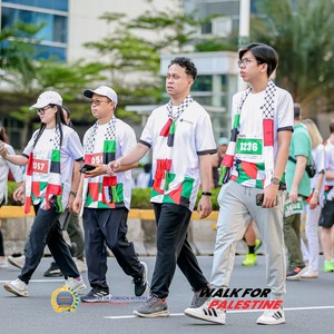 Race photo from WALK FOR PALESTINE