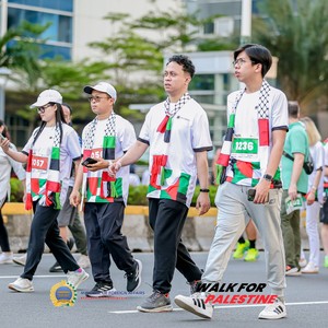 Race photo from WALK FOR PALESTINE