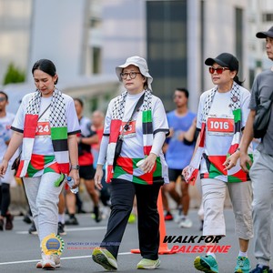 Race photo from WALK FOR PALESTINE