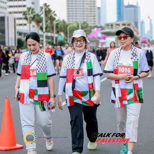 Race photo from WALK FOR PALESTINE