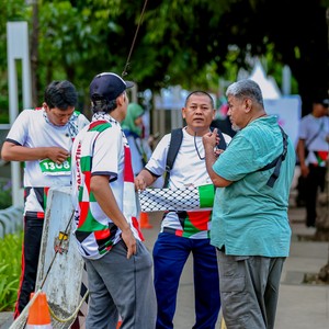 Race photo from WALK FOR PALESTINE
