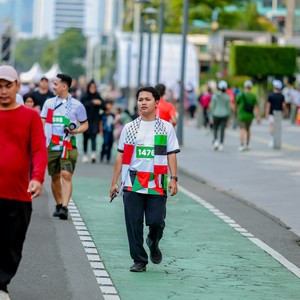 Race photo from WALK FOR PALESTINE