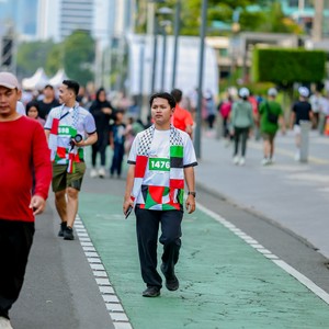 Race photo from WALK FOR PALESTINE