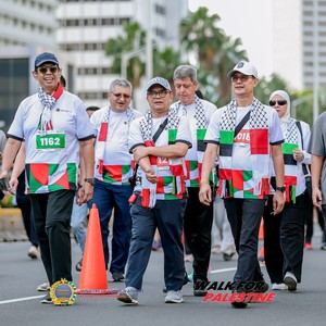 Race photo from WALK FOR PALESTINE
