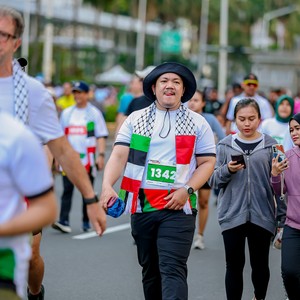 Race photo from WALK FOR PALESTINE