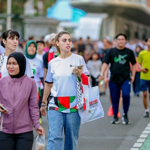 Race photo from WALK FOR PALESTINE