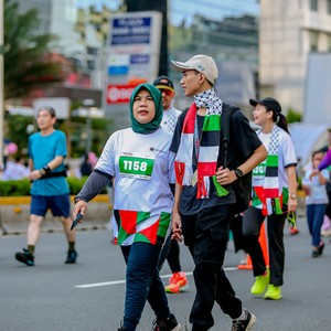 Race photo from WALK FOR PALESTINE