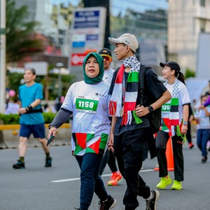 Race photo from WALK FOR PALESTINE