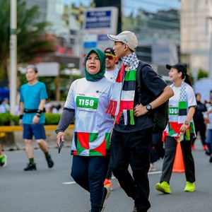 Race photo from WALK FOR PALESTINE