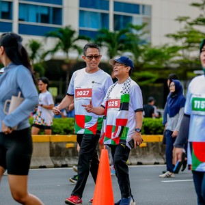 Race photo from WALK FOR PALESTINE