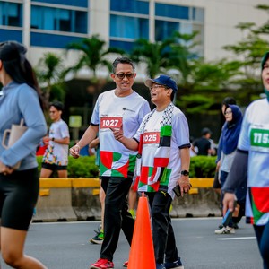 Race photo from WALK FOR PALESTINE