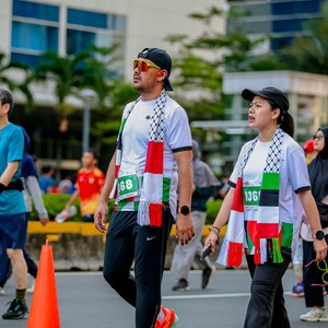 Race photo from WALK FOR PALESTINE