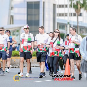 Race photo from WALK FOR PALESTINE