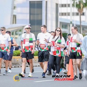 Race photo from WALK FOR PALESTINE