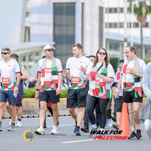 Race photo from WALK FOR PALESTINE