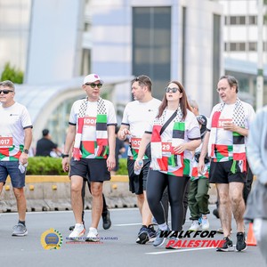 Race photo from WALK FOR PALESTINE