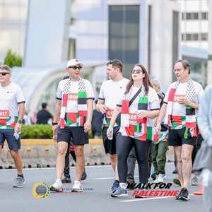 Race photo from WALK FOR PALESTINE