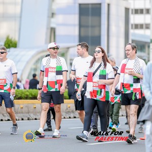 Race photo from WALK FOR PALESTINE