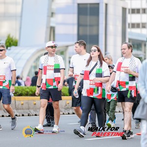 Race photo from WALK FOR PALESTINE