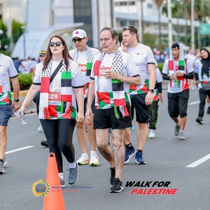 Race photo from WALK FOR PALESTINE