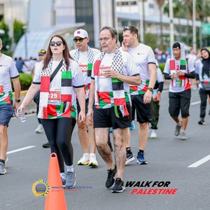 Race photo from WALK FOR PALESTINE
