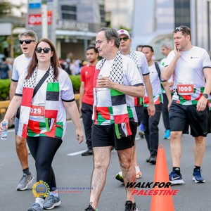 Race photo from WALK FOR PALESTINE
