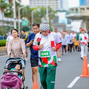 Race photo from WALK FOR PALESTINE