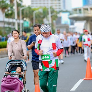 Race photo from WALK FOR PALESTINE