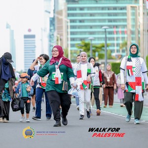 Race photo from WALK FOR PALESTINE