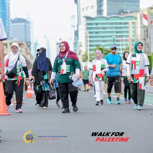 Race photo from WALK FOR PALESTINE