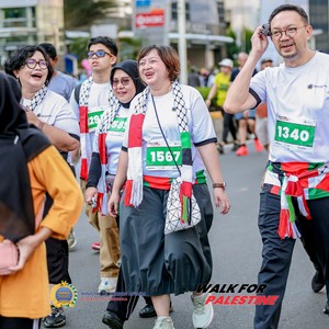 Race photo from WALK FOR PALESTINE